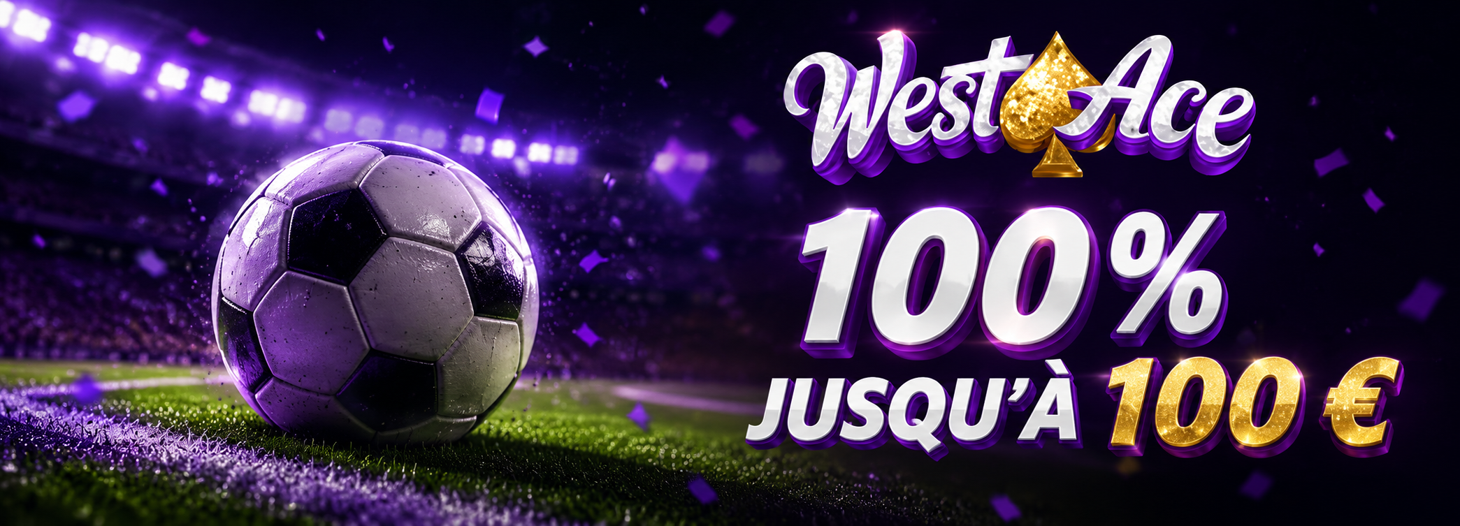 100% jusqu'à 100 €
